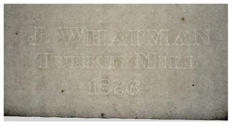Can you provide information on the characteristics of papers with the J Whatman watermark?
